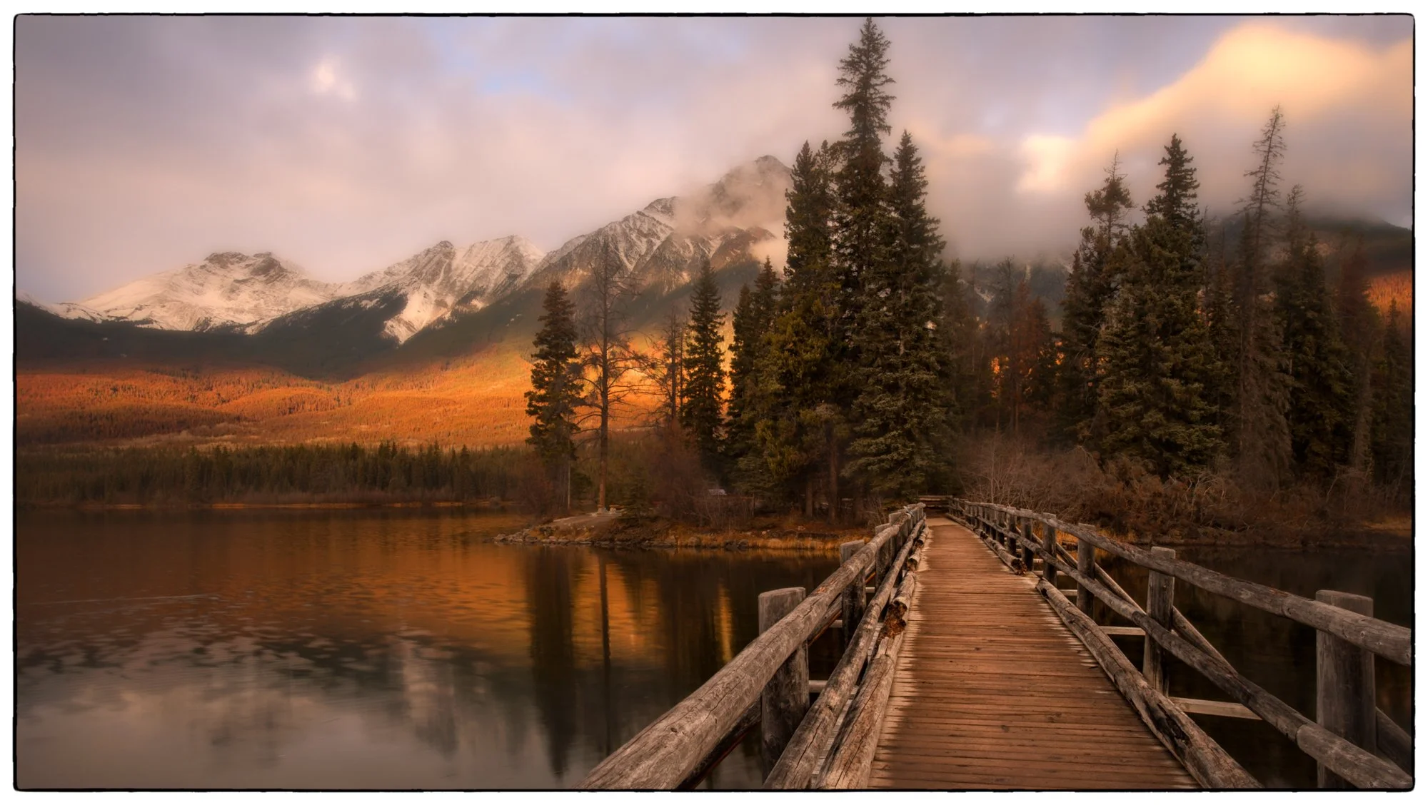 The Island on the Pyramid Lake in October. This was in the morning.