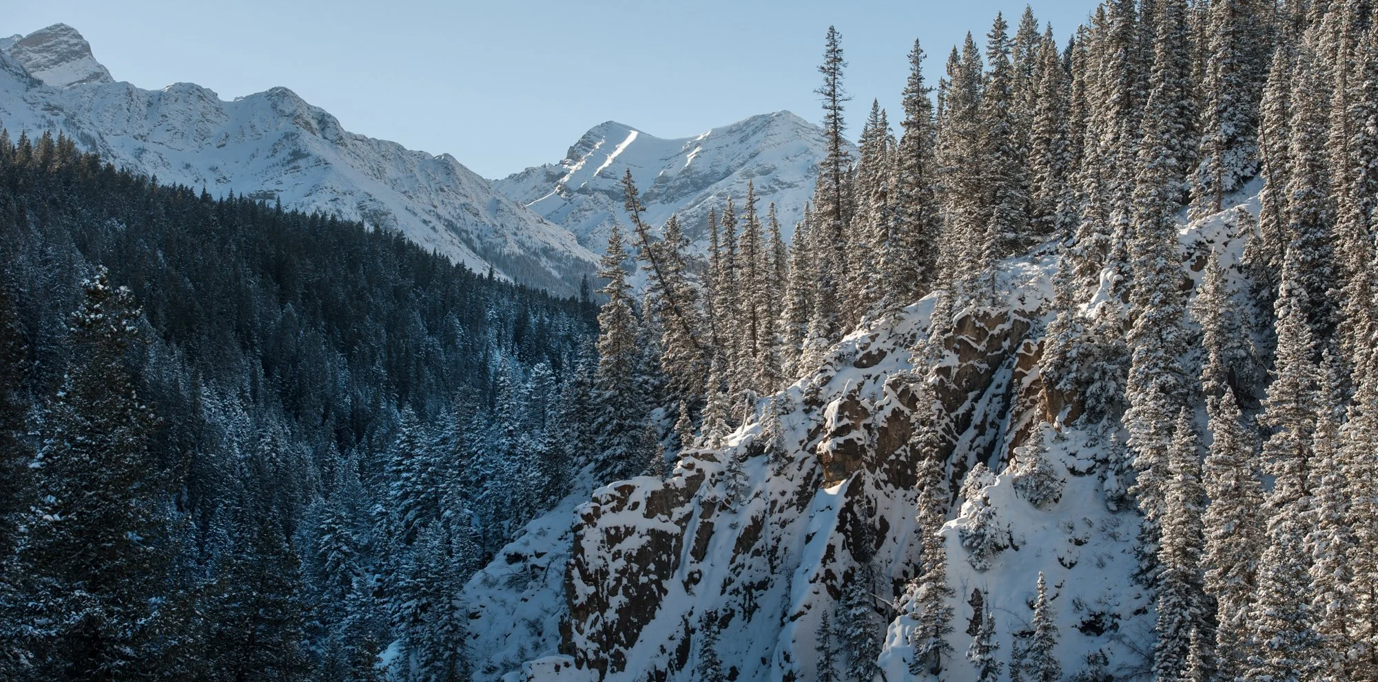 Stop along the David Thompson Highway.