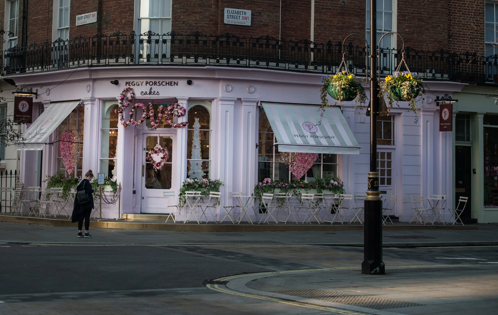 A little cake shop across from the hotel we stay in London