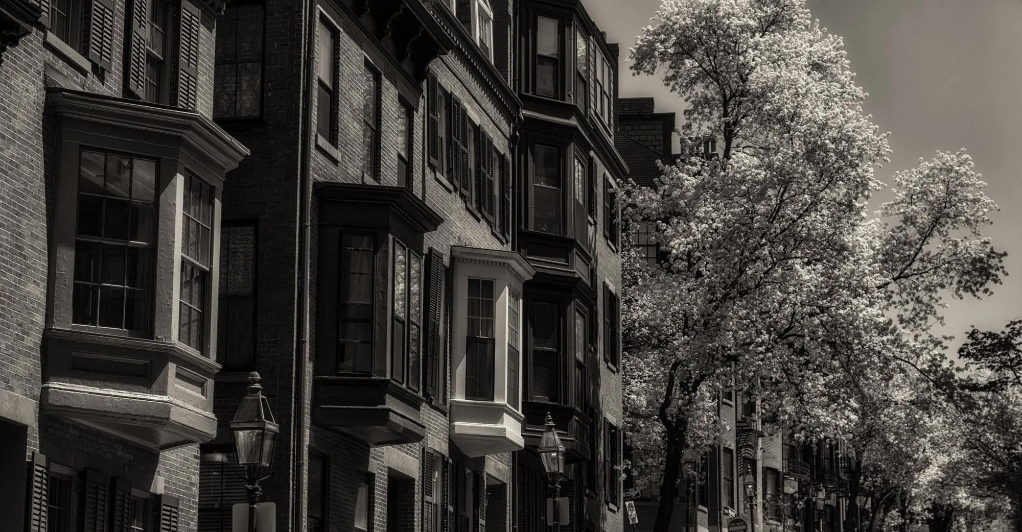 Walking the streets of Boston.