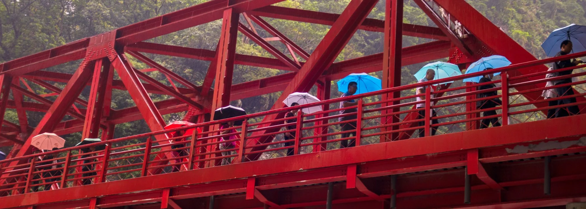 Bridge at the entrance of Taroko Gorge.