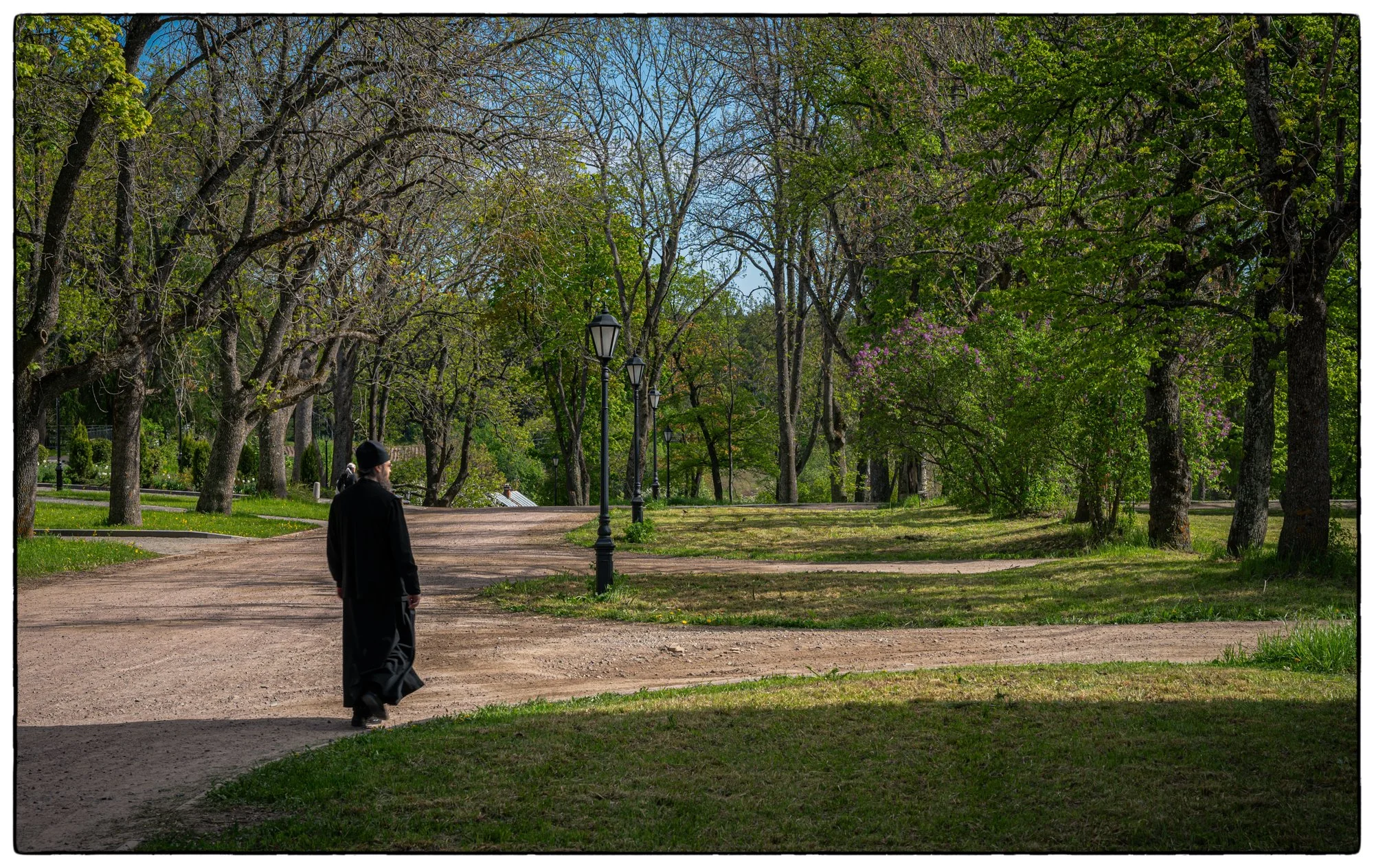 Valaam is an archipelago in the northern portion of Lake Ladoga . End of May and leaves just appearing on the trees. Certainly, the spring comes late on this island.  