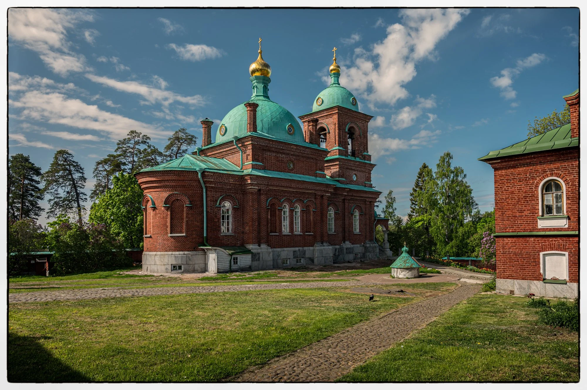 Valaam is an archipelago in the northern portion of Lake Ladoga . Monastery on the island.