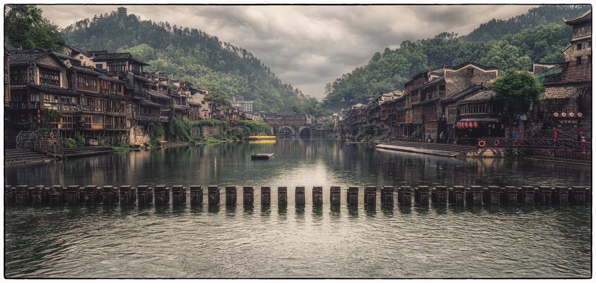 Tuojiang  Stepping stones.