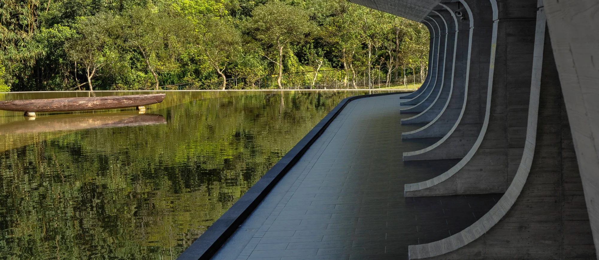 Walking around SunMoon Lake.