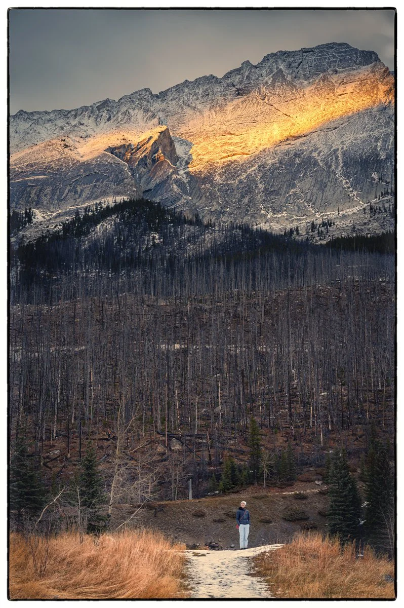 The Medicine Lake in early November, waiting for sunset. That was all the sun we got on that evening.