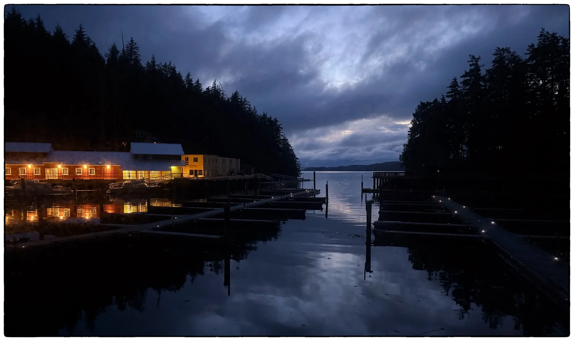Telegraph Cove marina