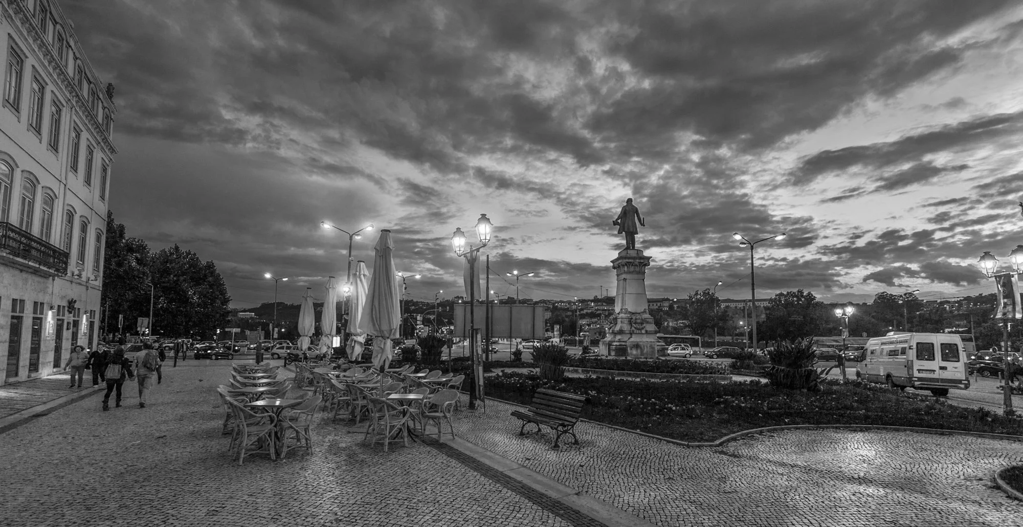 Largo da Portagem, a square in front of our hotel.