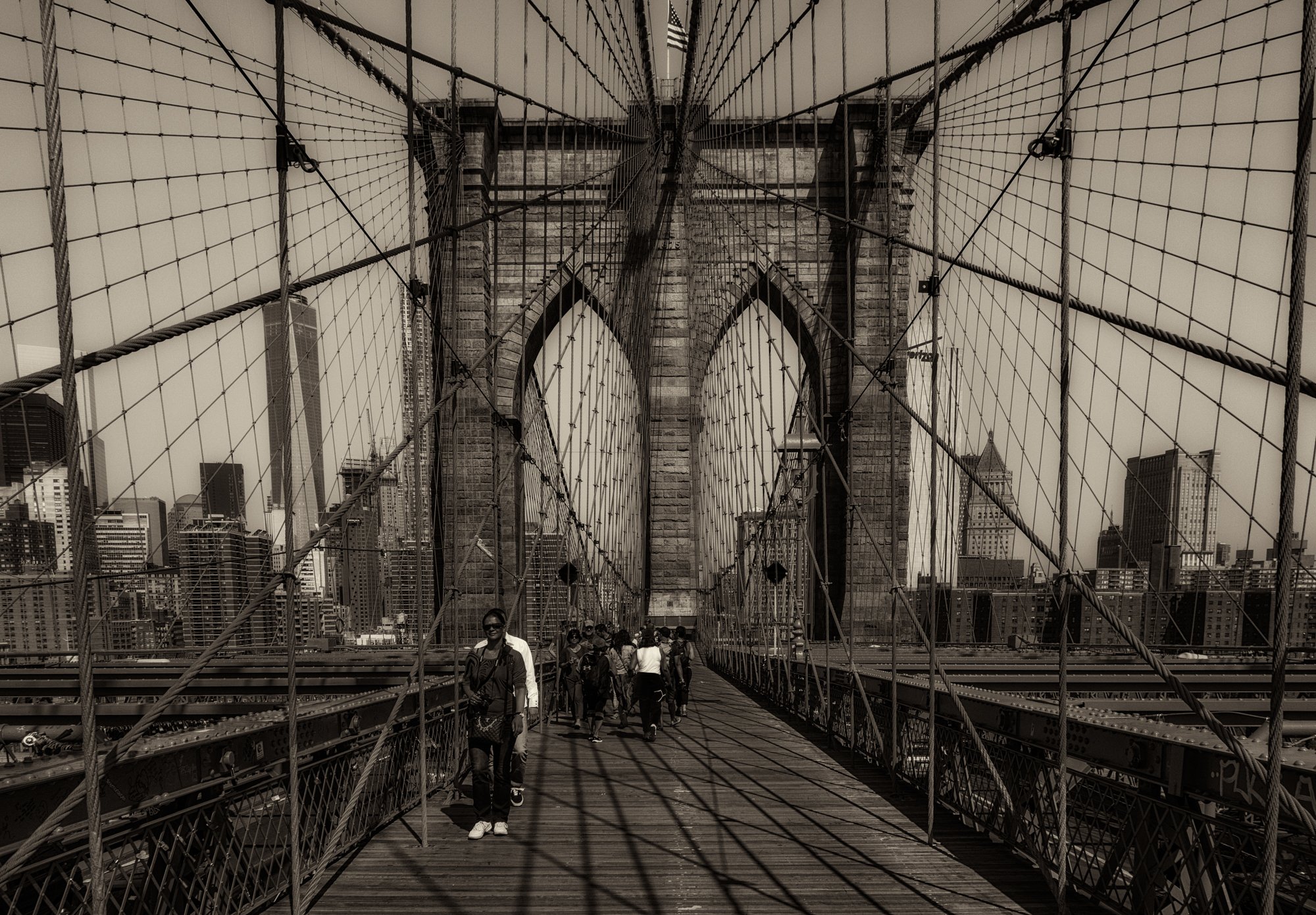 Brooklyn Bridge.
