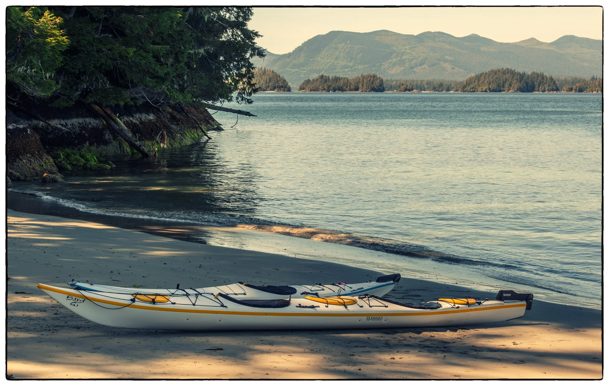 These are our kayaks.