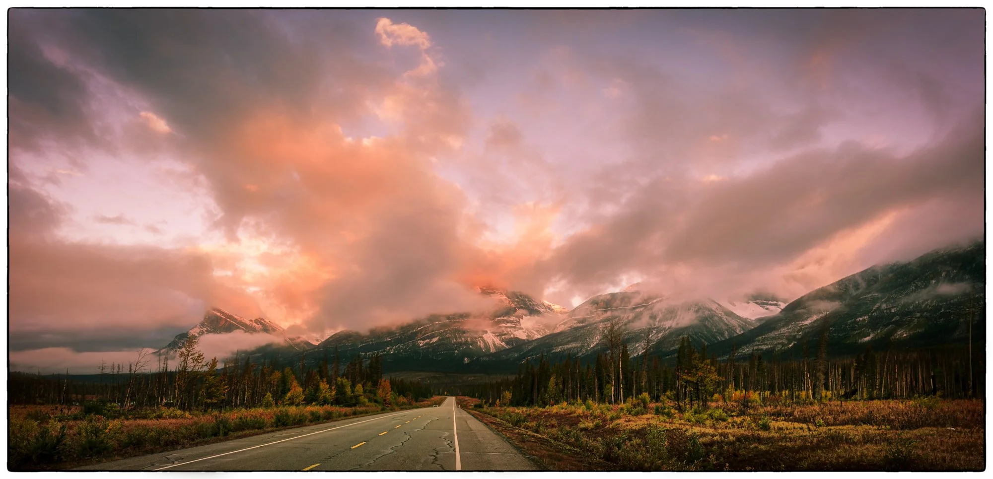 David Thompson Highway in September.