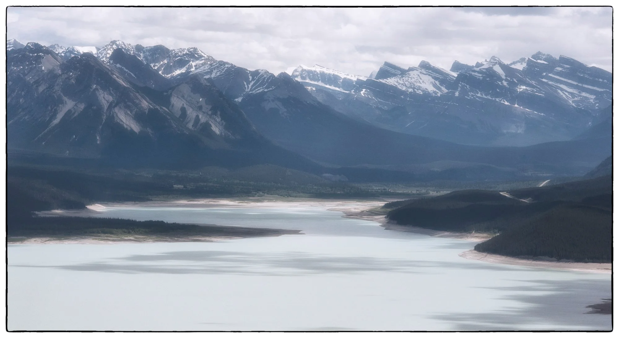 Kootenay Plains: Abraham Lake.