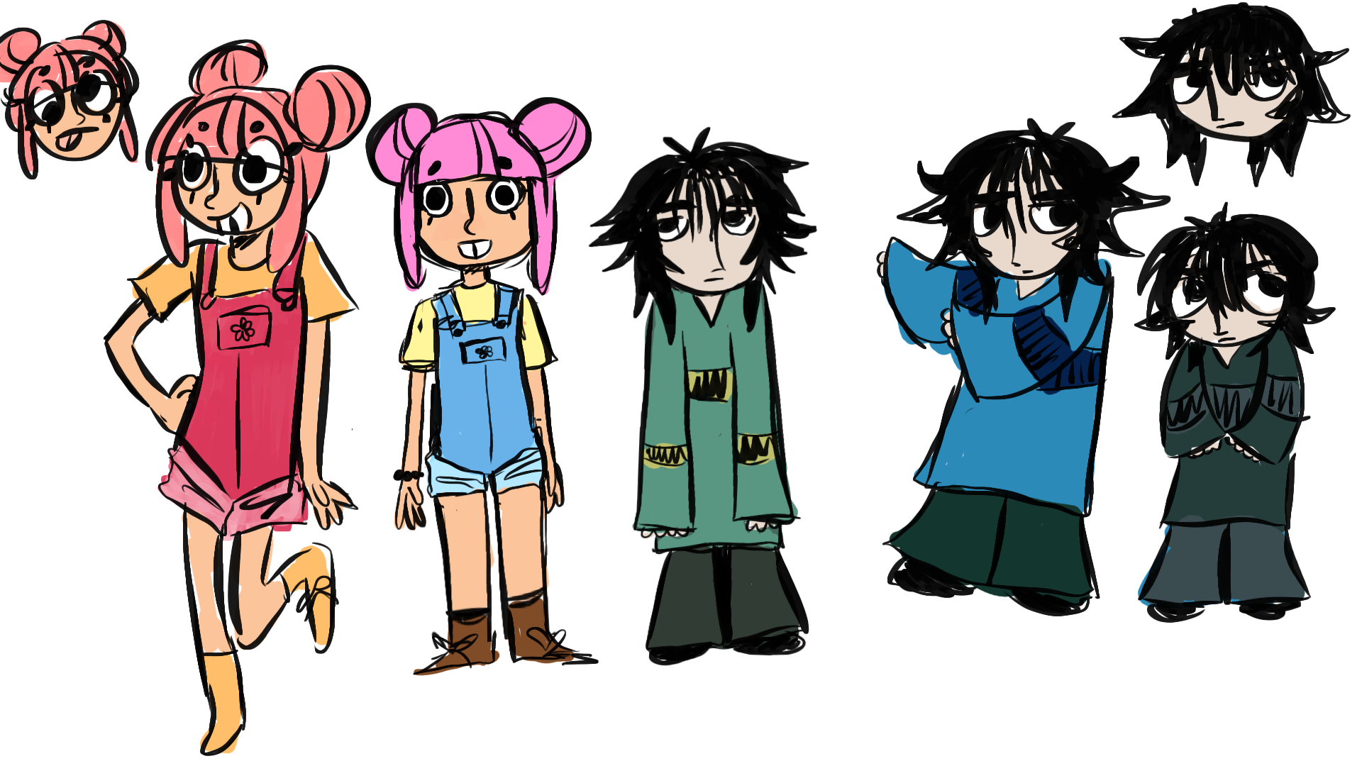 Animation Projects 2024: Character Idealization Redesign. 