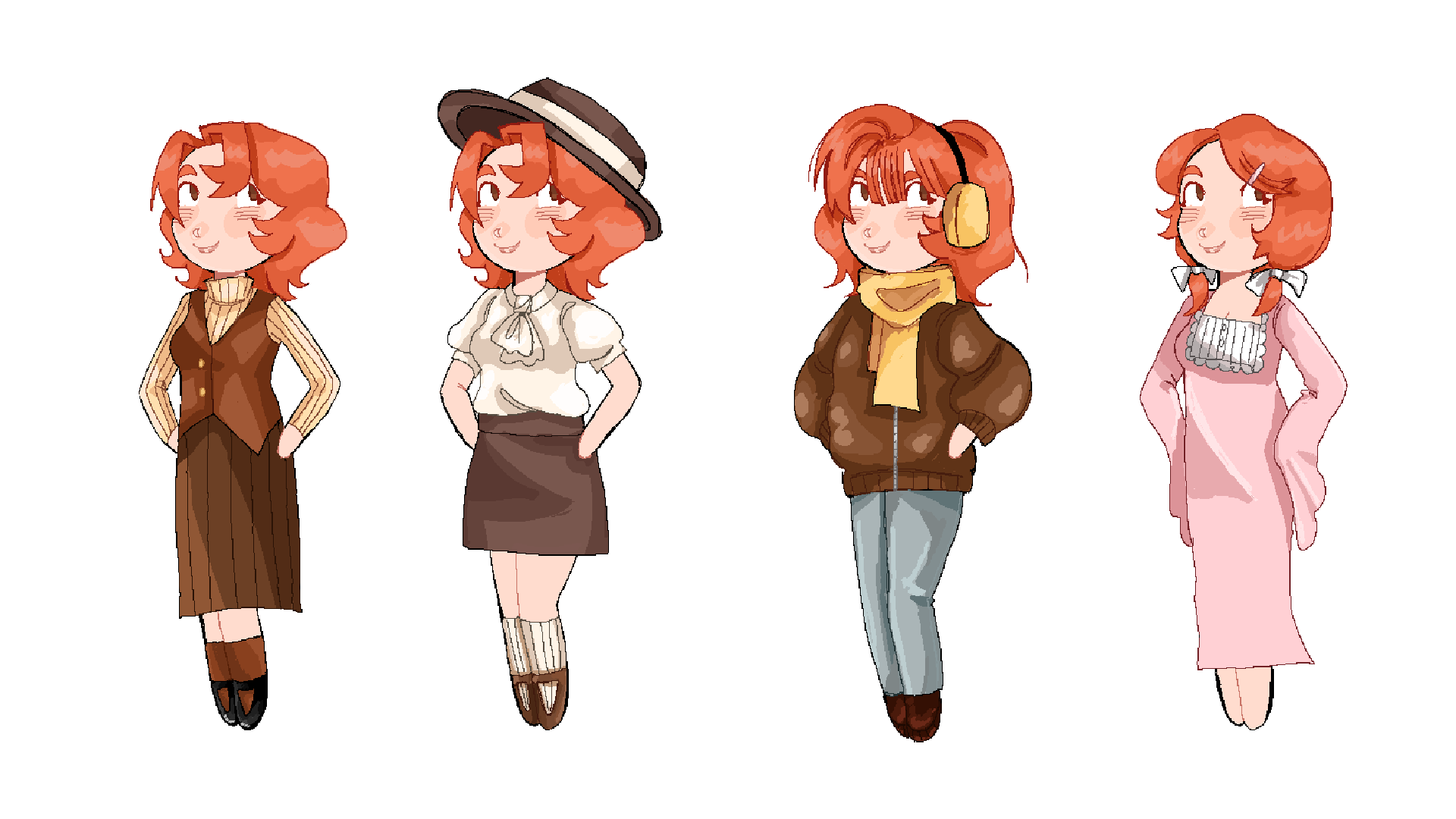 Midnight Rose: Sally Ewan Outfit Experimentation. 