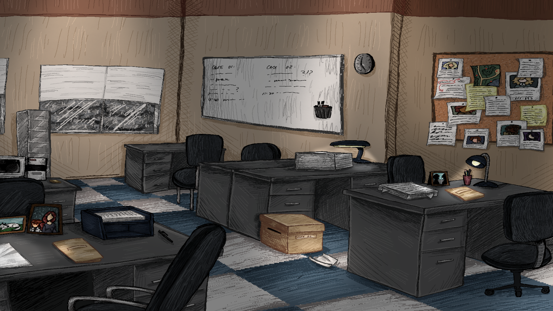 Midnight Rose: Police Station (Rain)