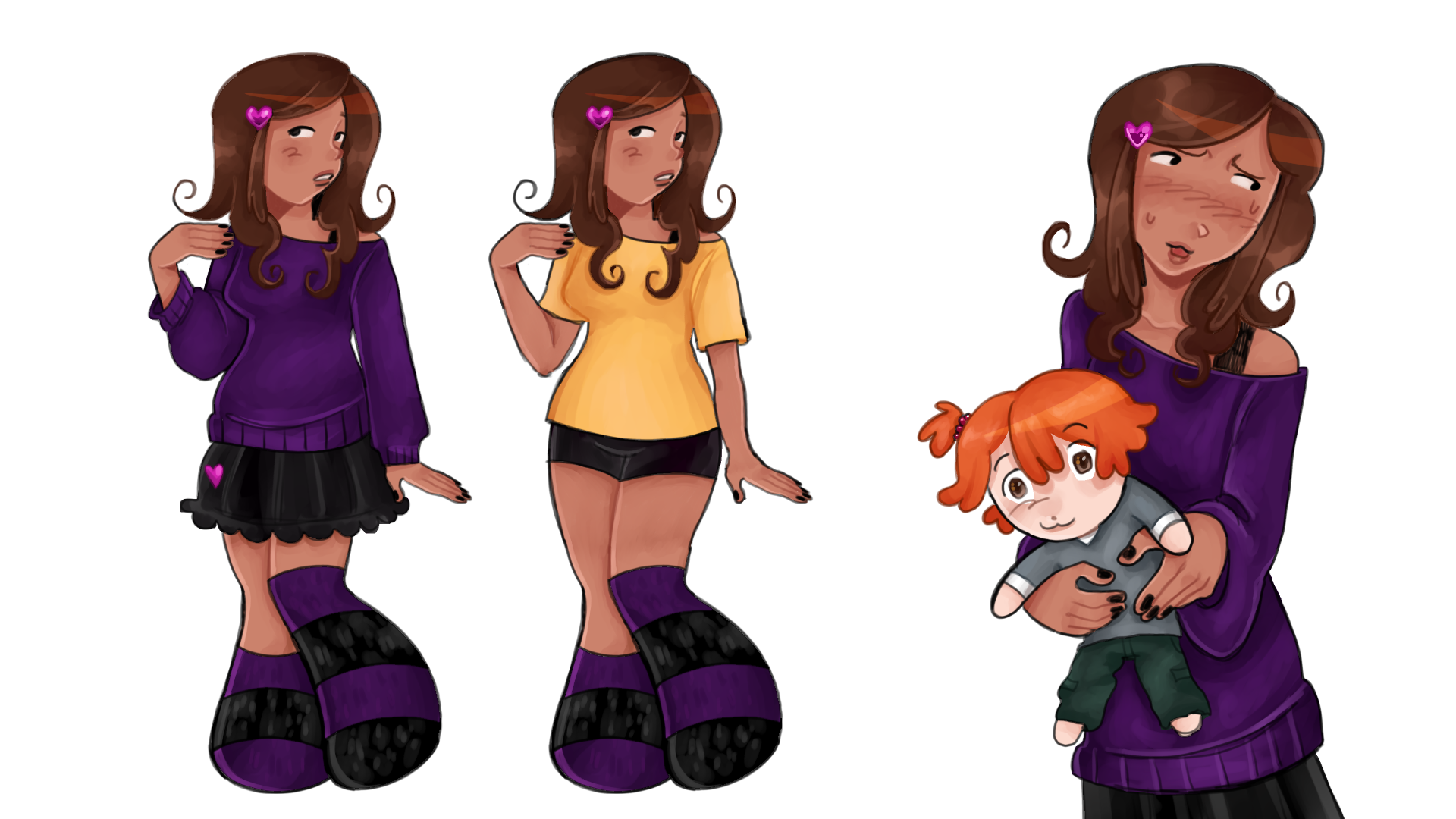 Idol Crush: Charlotte Concept Design. 
