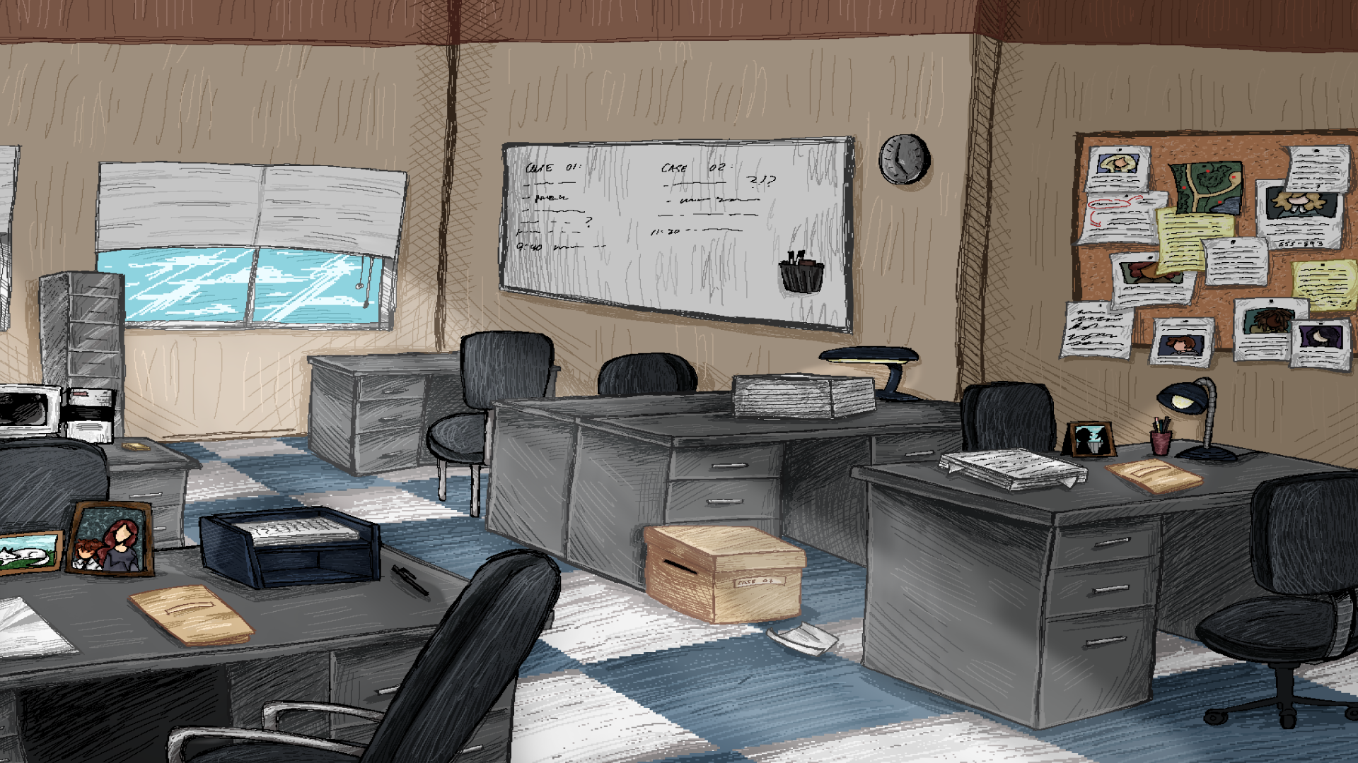Midnight Rose: Police Station (Day)