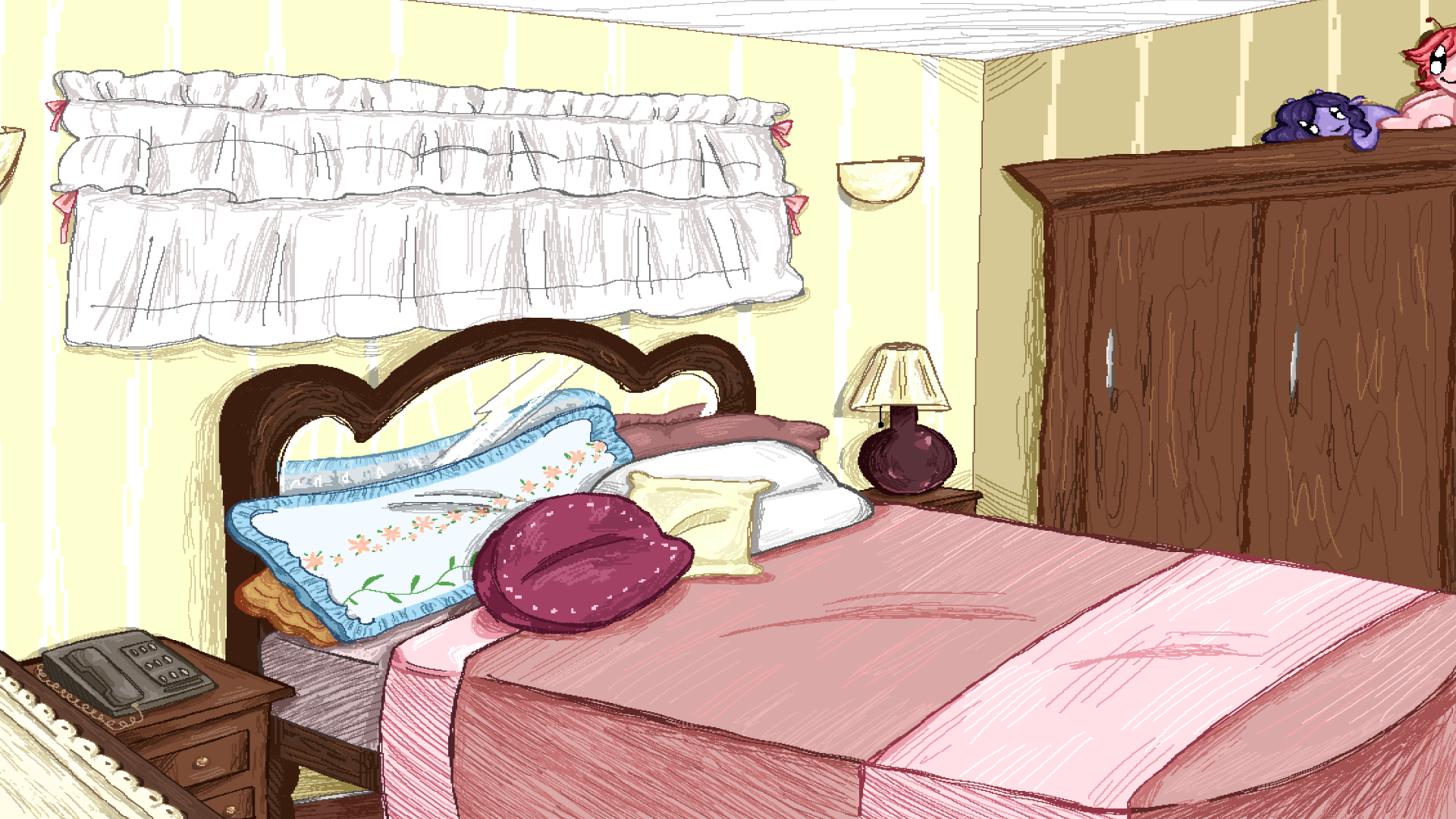 Midnight Rose: Sally Ewan's Bedroom