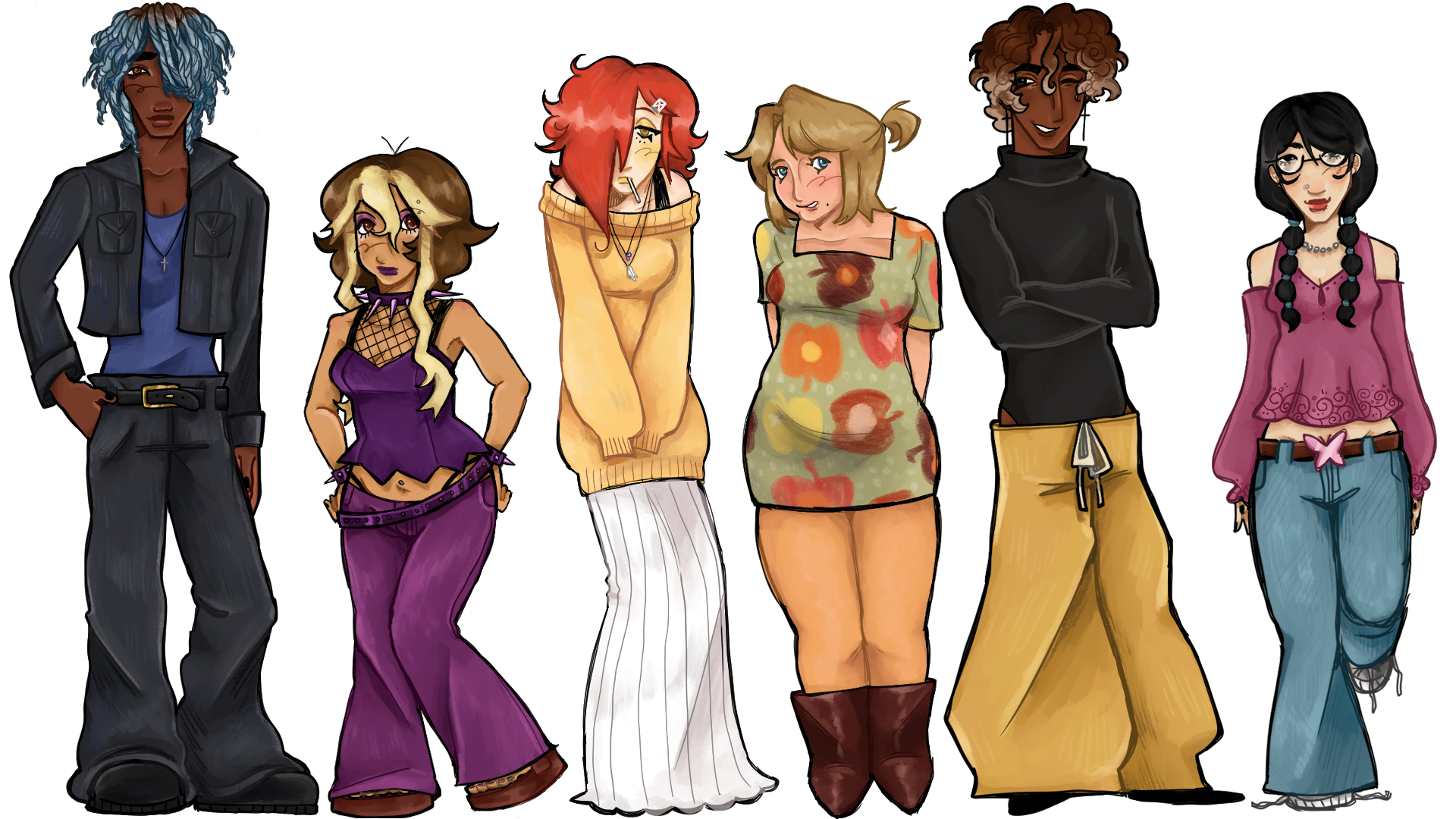 Heaven's Gate: Character Lineup. 