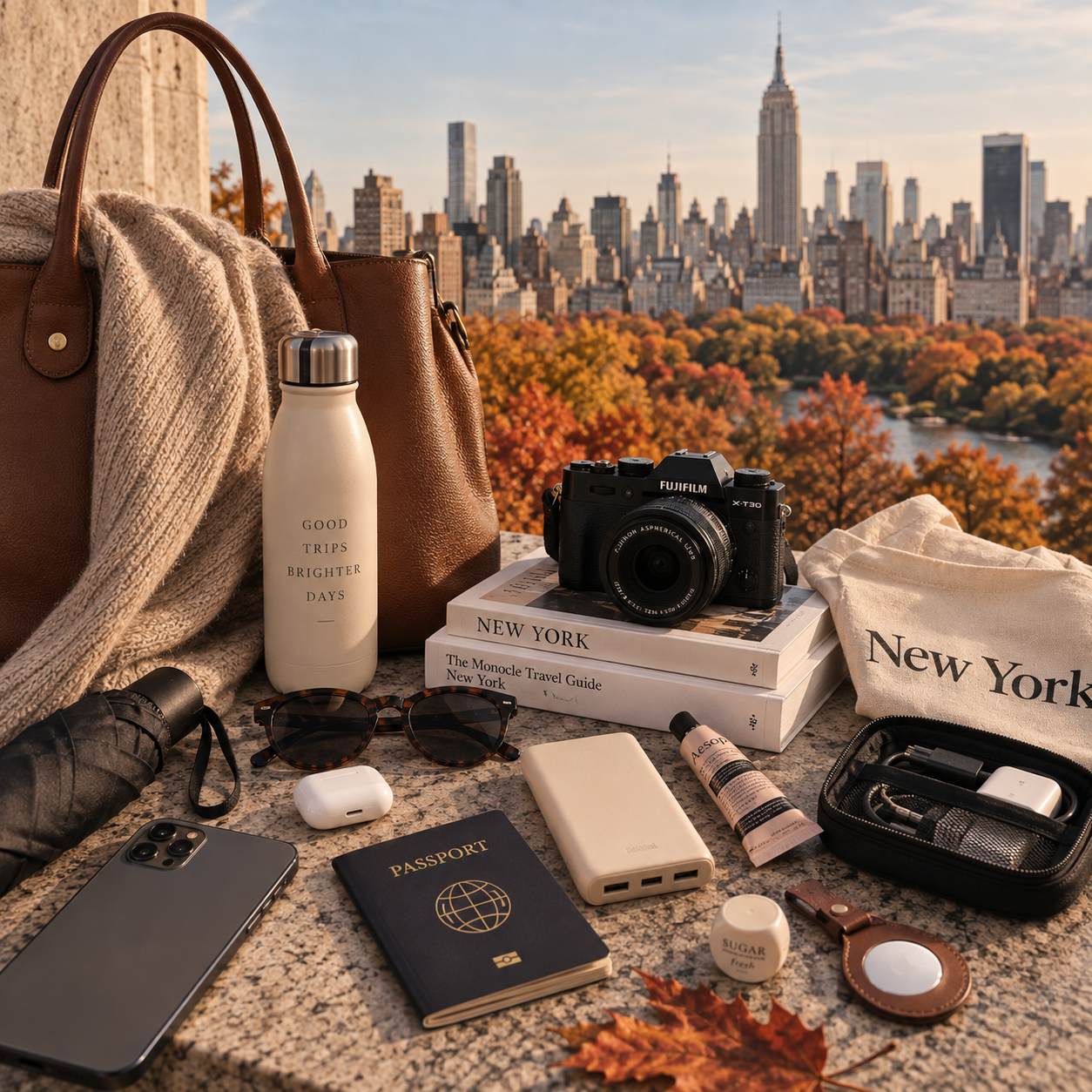 15 Things to Pack for New York in Autumn: Accessories &amp; Gadgets You'll Actually Use