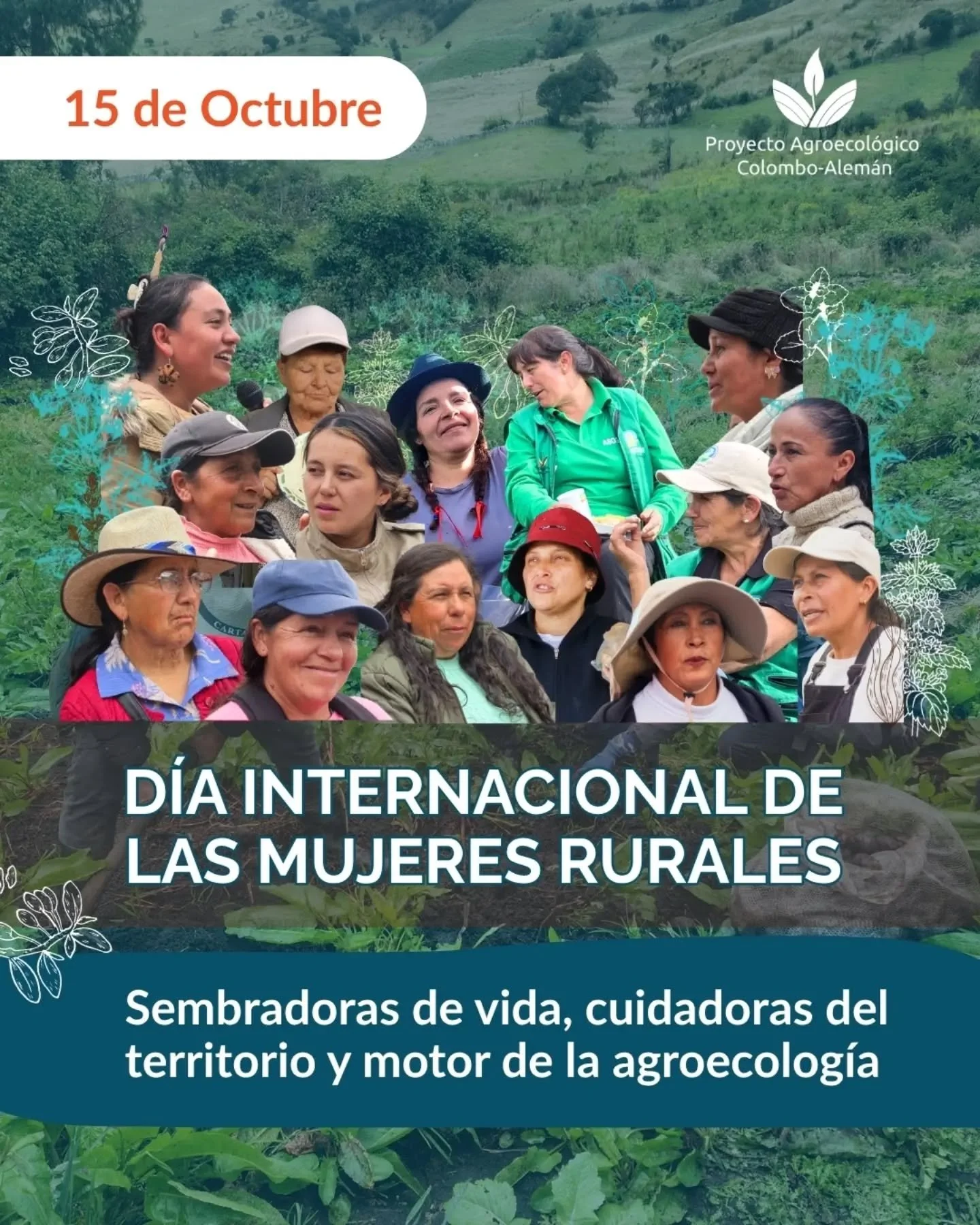 Hoy celebramos a las campesinas, sabedoras y guardianas de los territorios a los que llega PACA, a quienes les guardamos profundo cari&ntilde;o y admiraci&oacute;n, y d&iacute;a a d&iacute;a nos ense&ntilde;an que la agroecolog&iacute;a es, ante todo