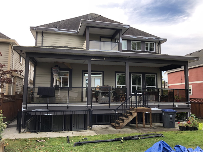 After pressure washing, after prep, before masking, before spraying!