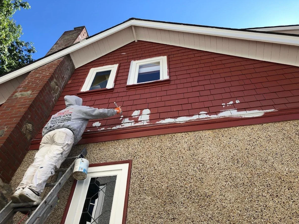 Spot priming after prep and before we apply the top coat!