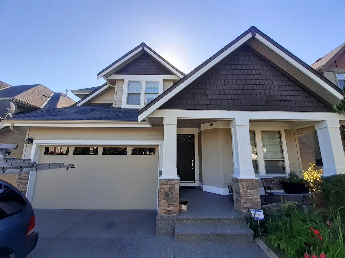 After! *They were so happy they called us later to paint the brown shingles as well
