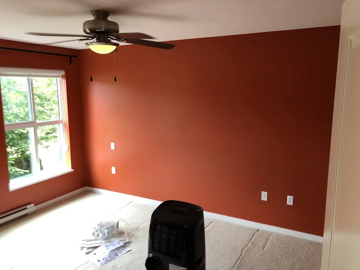 FINSHED! A bright bold red colour that the client loved!