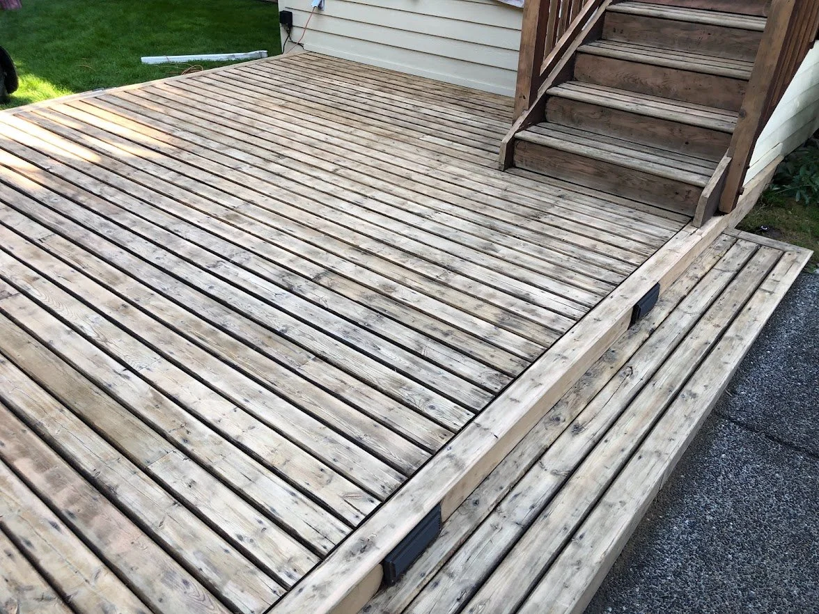 Sanded before staining