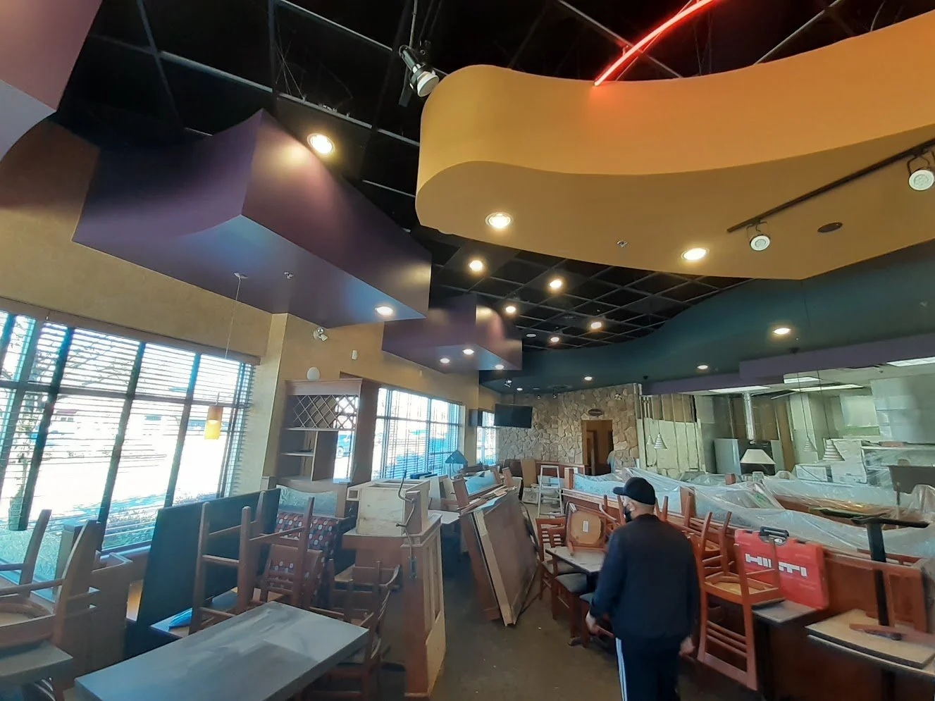 A restaurant we painted!