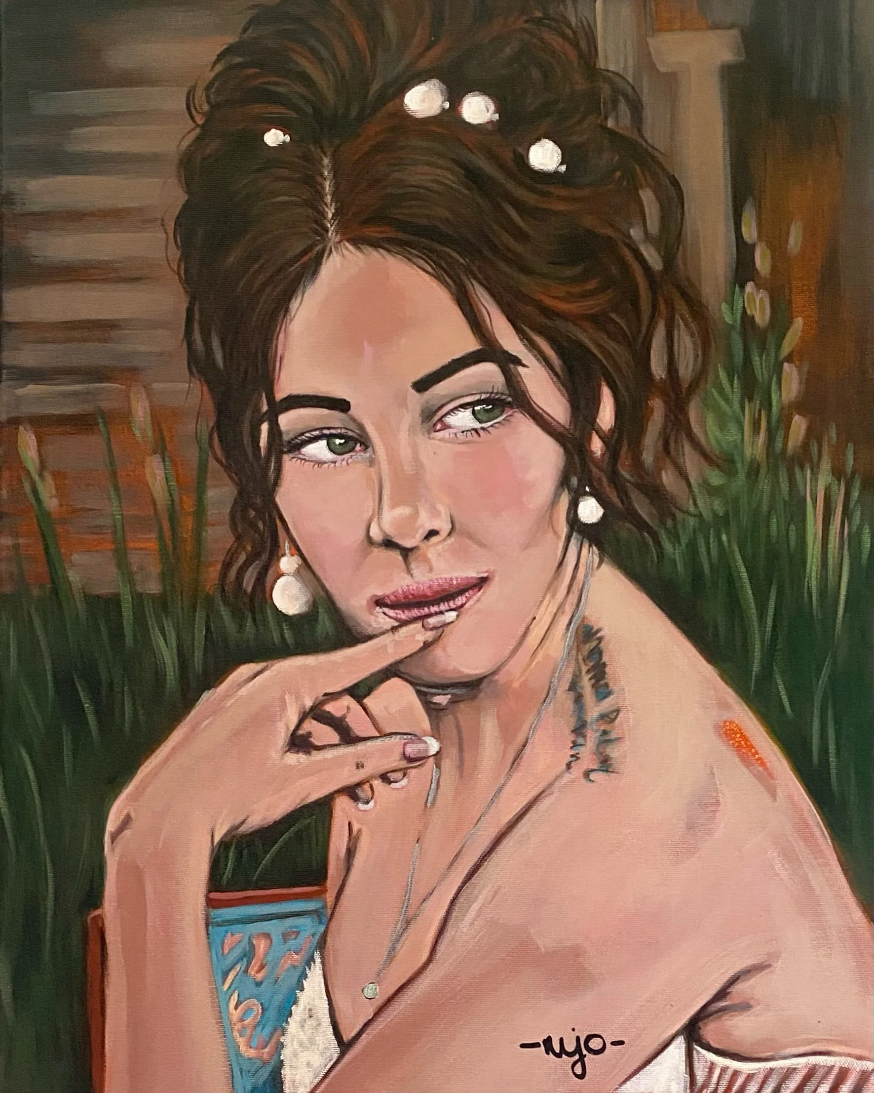 🎨🖌️Je me suis pr&ecirc;t&eacute;e &agrave; un exercice difficile que les artistes pratiquent depuis des si&egrave;cles : l&rsquo;autoportrait. 😳

Ce n&rsquo;&eacute;tait pas un geste de vanit&eacute;, mais plut&ocirc;t une &eacute;tape importante 