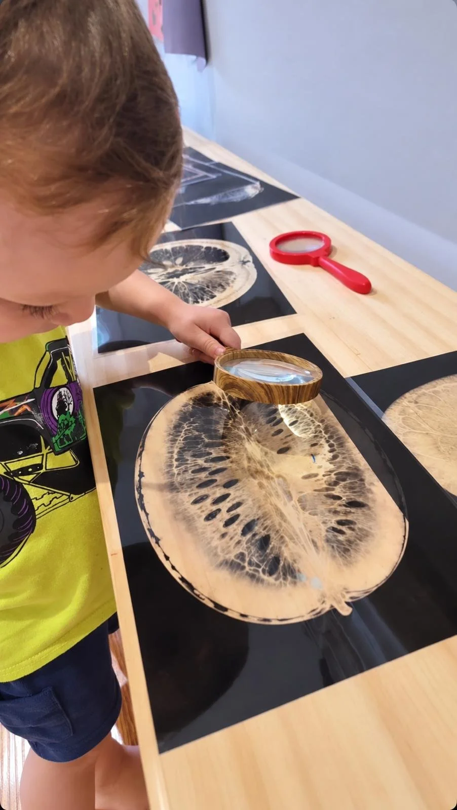 Fine motor skills and exploration at the little learning center in Norwalk CT