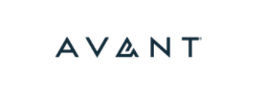 Logo with the word 'AVANT', with the letter 'A' stylized as a triangle.