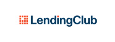 LendingClub logo with the company name and a red grid icon.