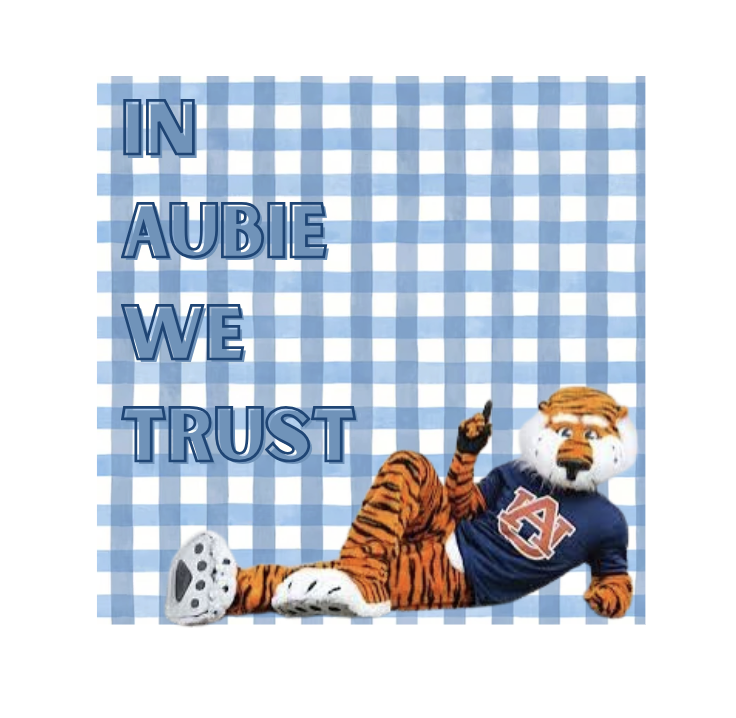 In Aubie we trust - Sqaure