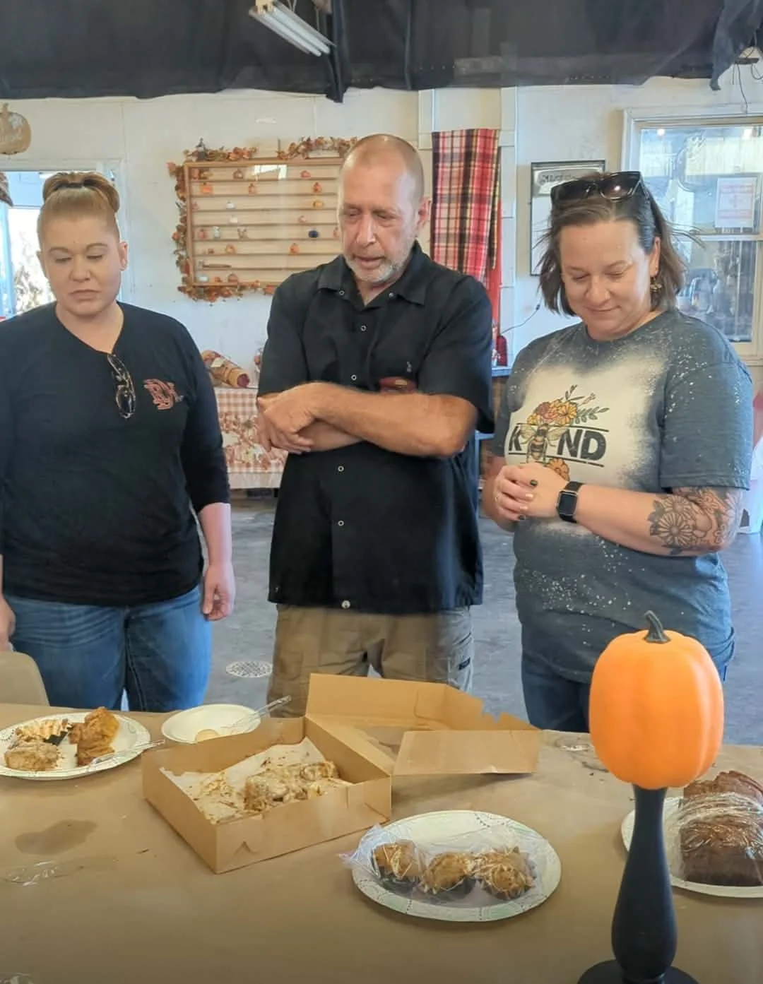 Judges for our Pumpkin Festival Bake Off Competition 