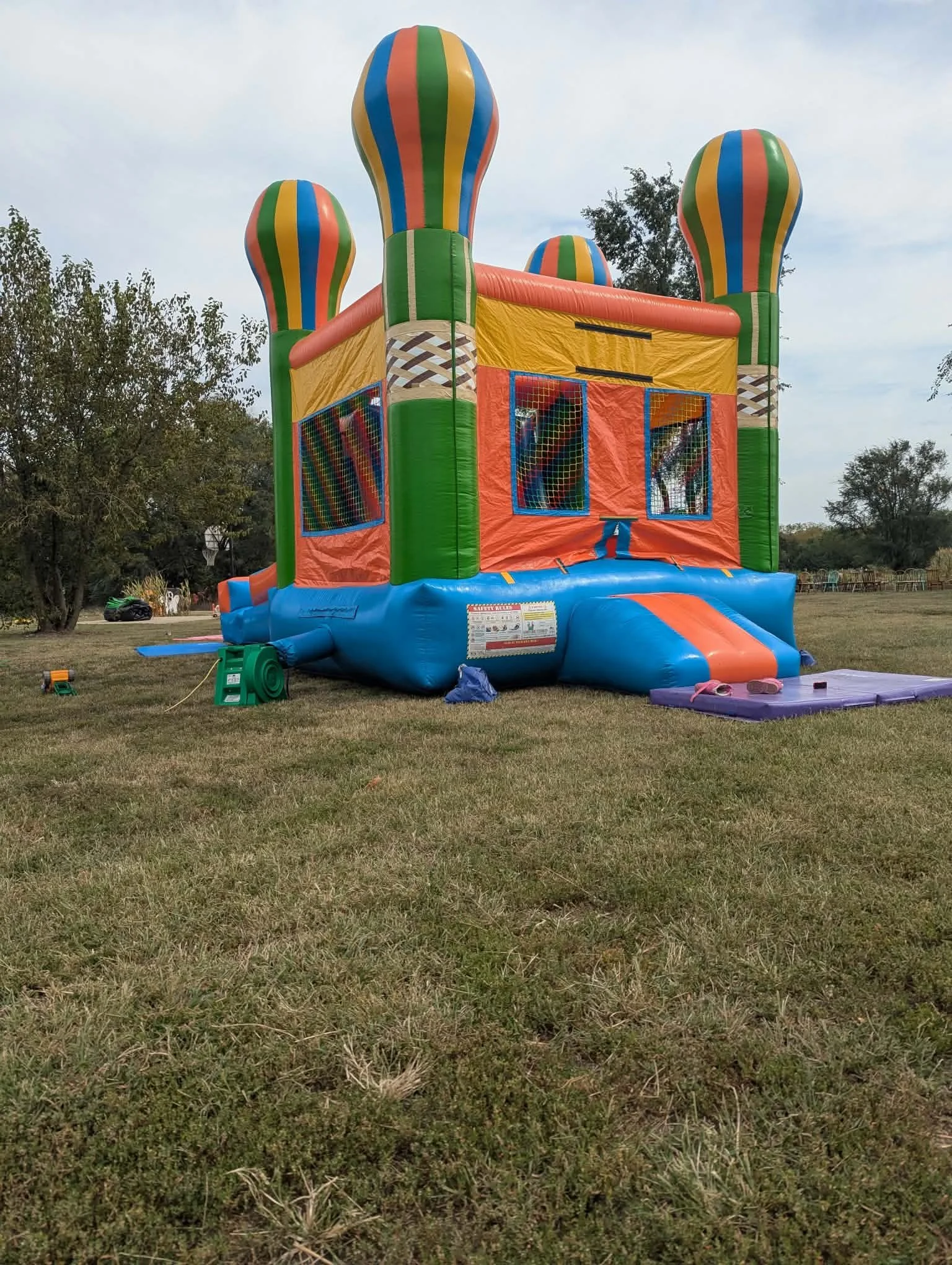 One of four of our giant inflatables! Big enough for kids and adults!