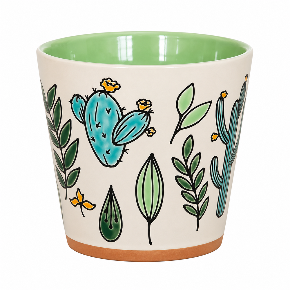 Stafford Planter – Handcrafted Succulent & Cactus Pot (Mint)