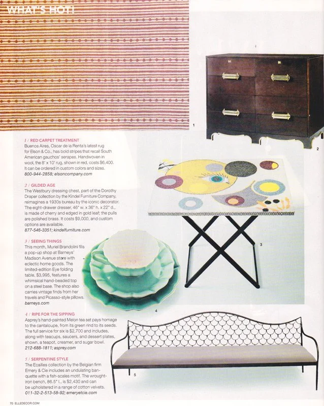 Elle Decor | Oct 2011