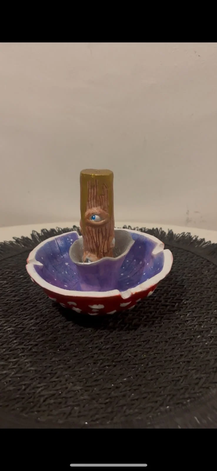 Psychedelic Amanita Muscaria Mushroom Ashtray