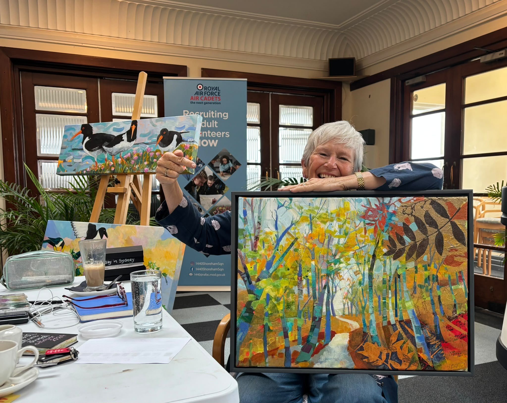 Seana Mallen at the Whispering Gallery, Brighton City Airport, Shoreham by Sea