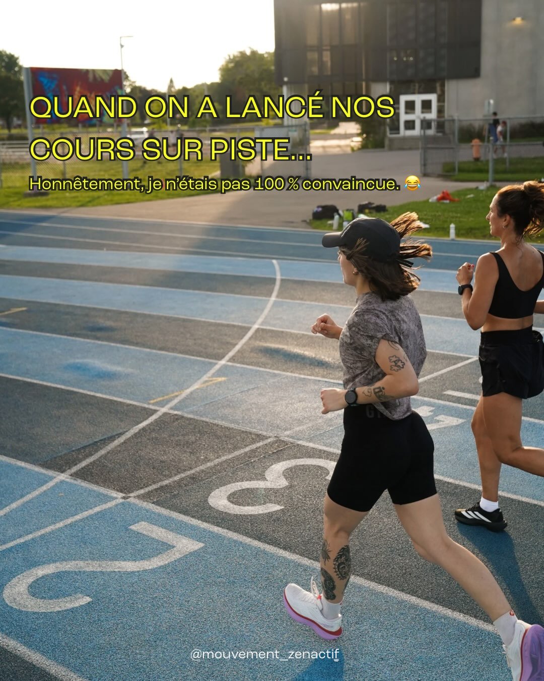 Il faut essayer pour savoir si on aime &ccedil;a 🤷🏽&zwj;♀️

C&rsquo;est un peu ce qui est arriv&eacute; avec nos cours sur piste. 

Certains membres de nos groupes de trail ont fait des reprises sur piste et ont &eacute;t&eacute; surpris d&rsquo;ai