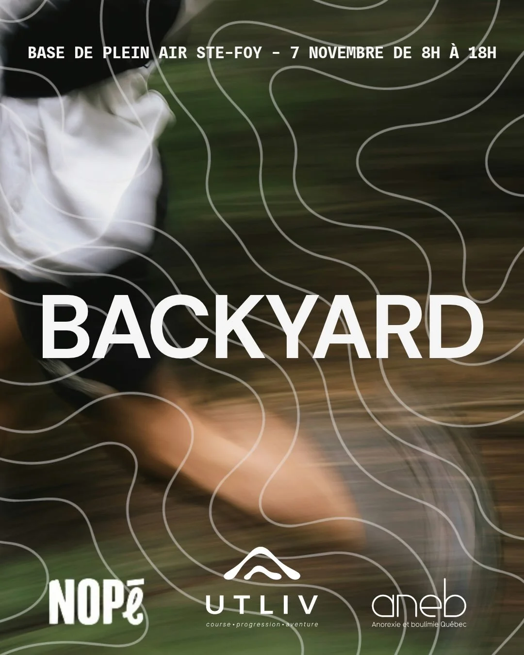 OHHH YES! VOUS AVEZ BIEN LU!! 🔥

Notre &eacute;v&eacute;nement BACKYARD est de retour cette ann&eacute;e et on d&eacute;barque &agrave; QU&Eacute;BEC!! 🏃&zwj;♀️🏃🏽&zwj;♂️

Une boucle de 6.7km, ton nombre de tour, ton d&eacute;fi (6.7km &agrave; 67