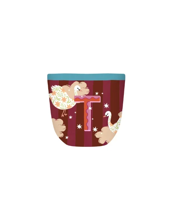 Tasse lettre T