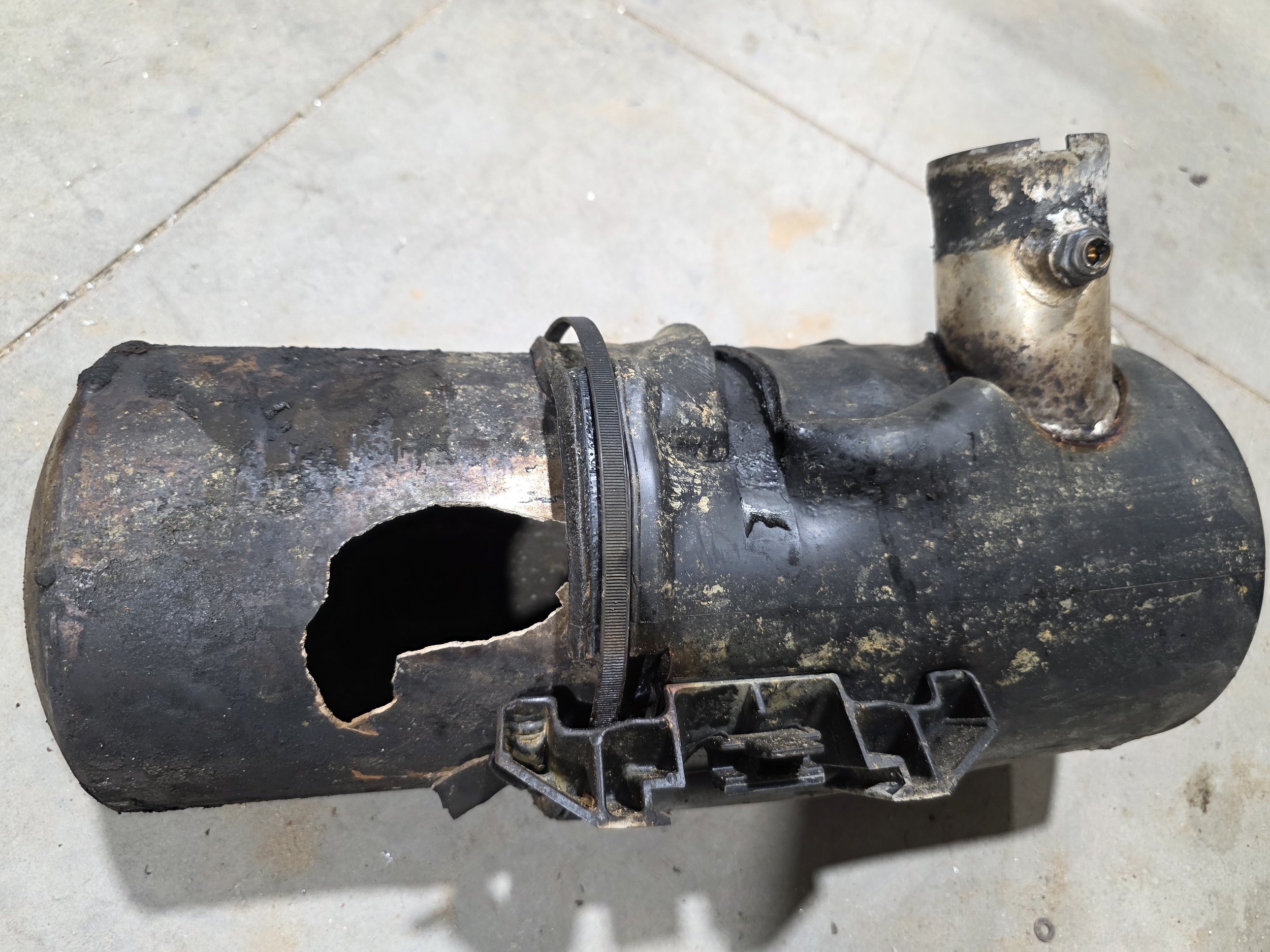 Extremely overheated seadoo waterbox