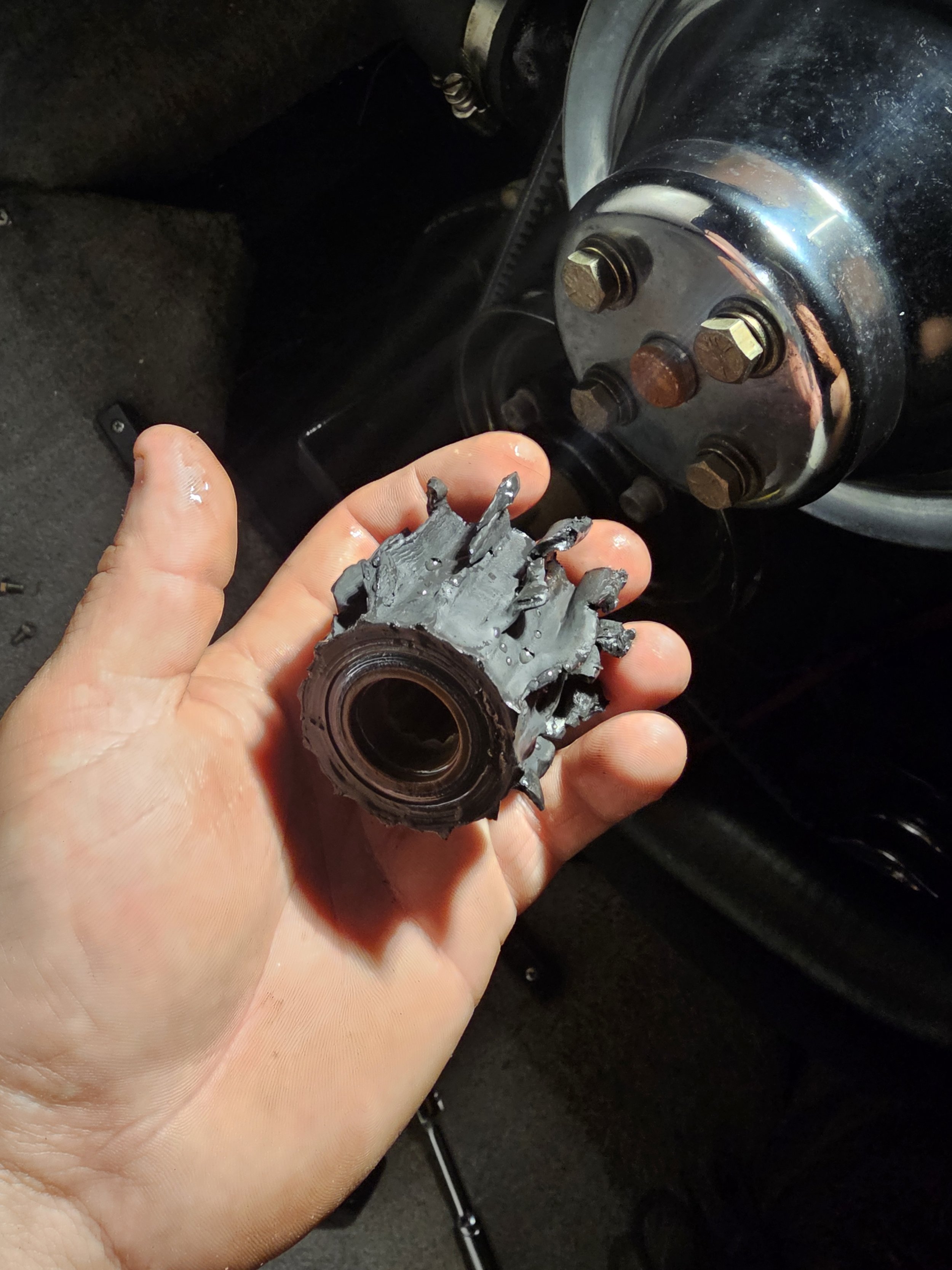 Failed inboard impeller