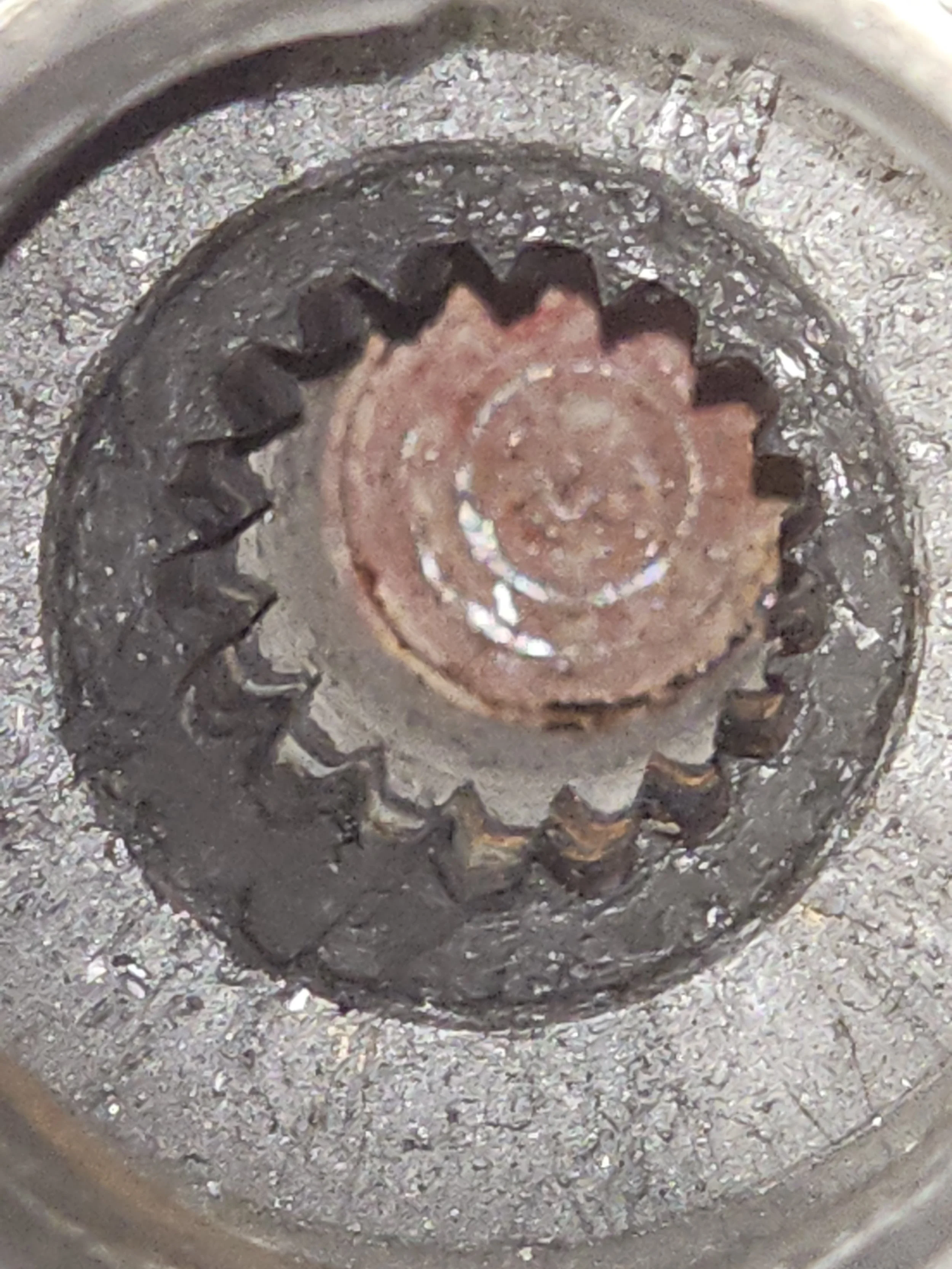 Worn drive coupler splines