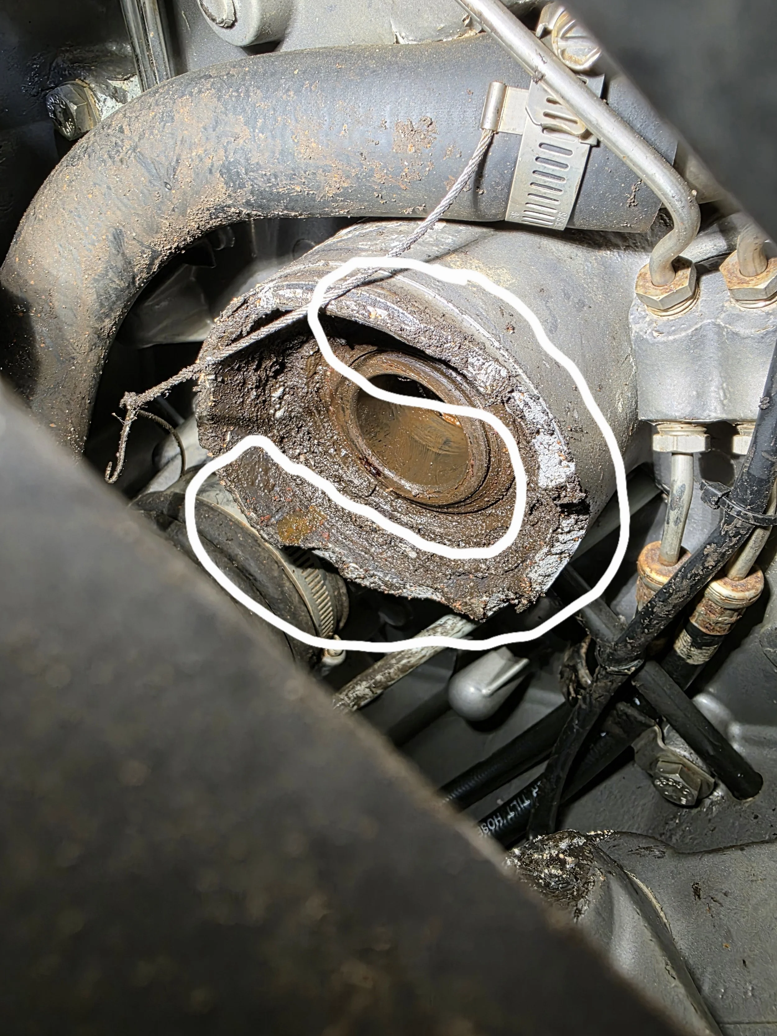 Broken Transom Assembly