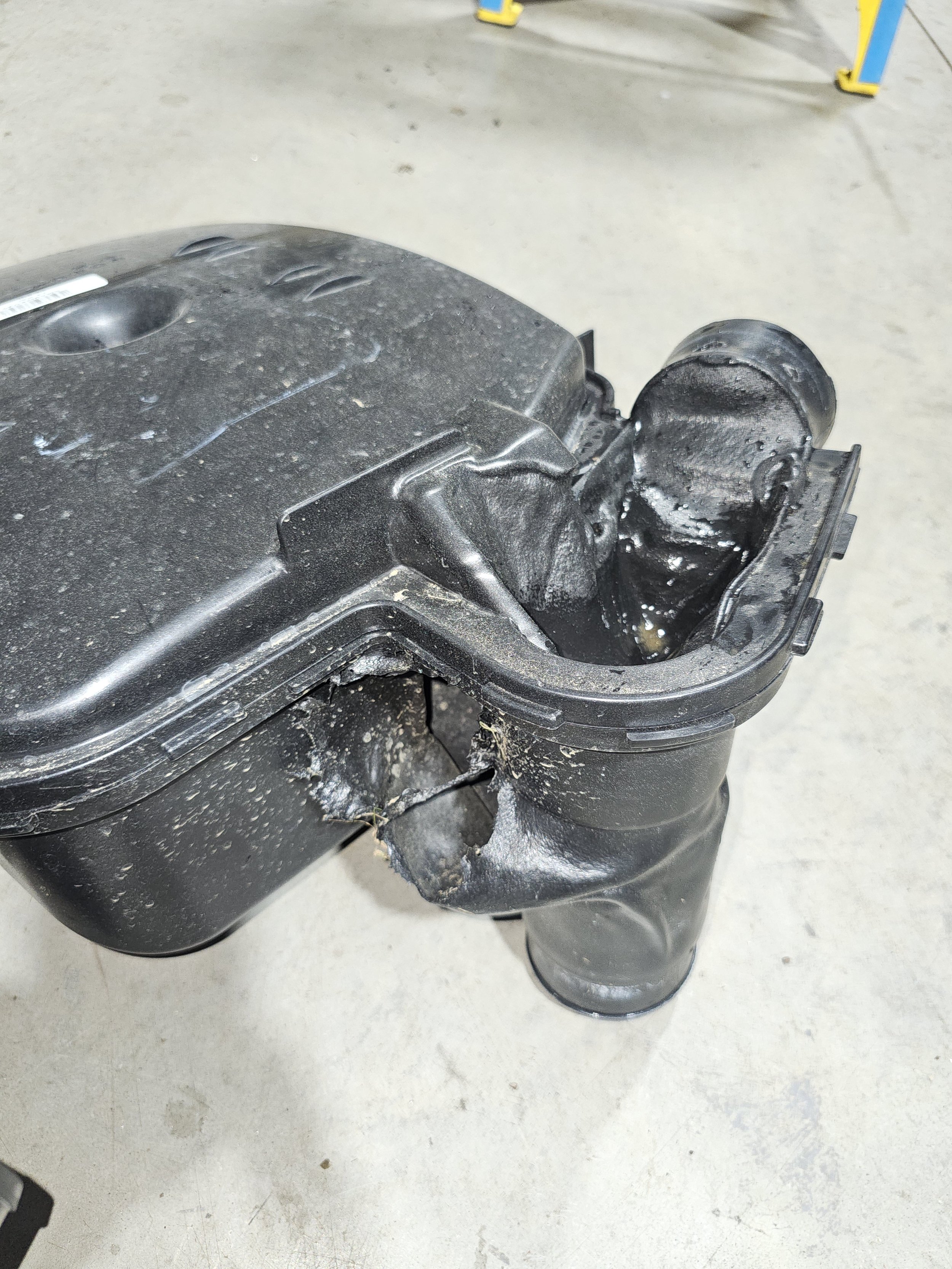 Melted Seadoo resinator
